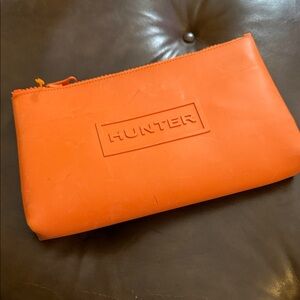 Hunter rubber orange small bag